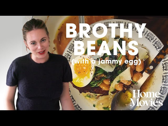 Alison Roman makes Brothy Beans | Home Movies with Alison Roman