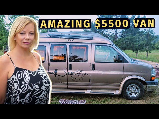 VAN TOUR 🚙 Solo Female Living in a Van Conversion 🚙 Amazing TINY HOUSE on Wheels