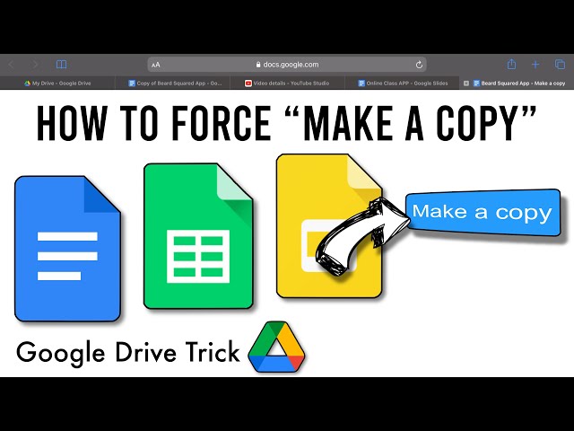 How to Force “Make a Copy” when sharing Google Drive Files