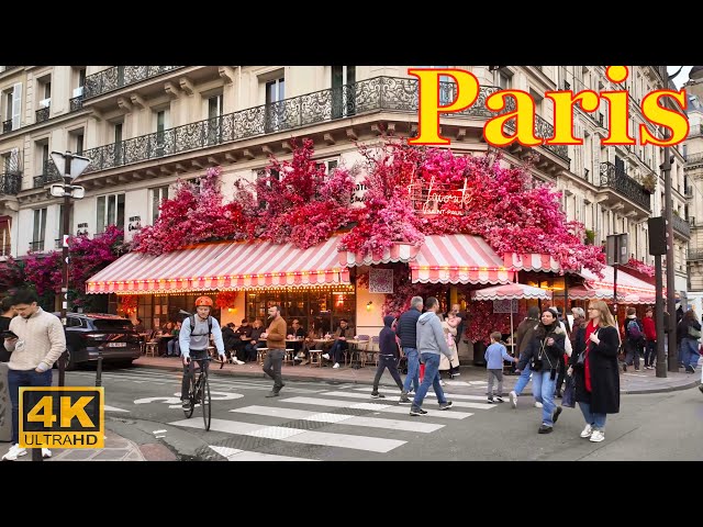 Paris,France🇫🇷 - Paris April 2024 - 4K HDR Walking Tour | Spring 2024 | Paris 4K | A Walk In Paris