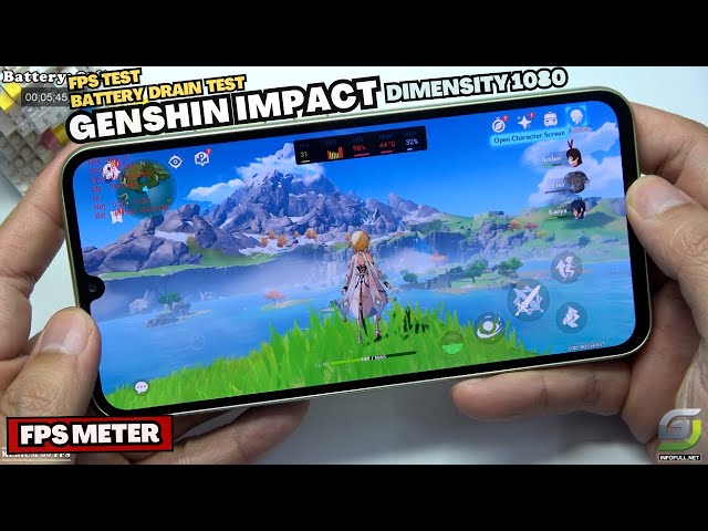 Samsung Galaxy A34 5G test game Genshin Impact | Low, Lowest, Medium, High and Highest 60 FPS
