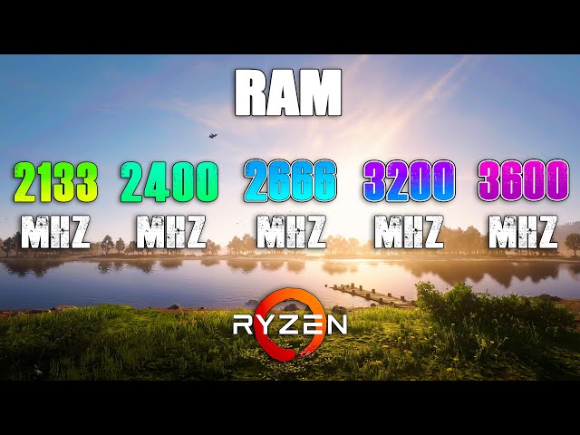 2133MHz vs 2400MHz vs 2666MHz vs 3200MHz vs 3600MHz RAM on Ryzen