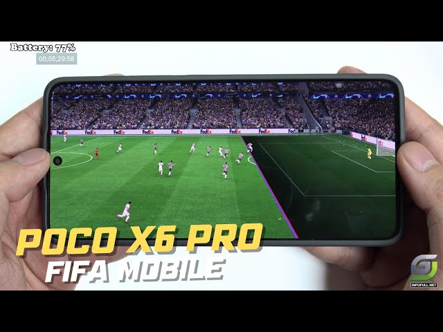 Poco X6 Pro test game EA SPORTS FC MOBILE 24 | Dimensity 8300 Ultra