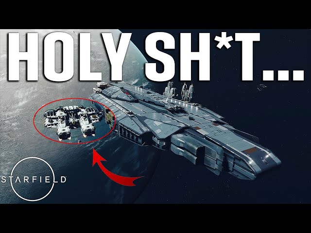 THIS Is How MASSIVE You Can Make Ships In Starfield! Make Your Own FLAGSHIP!