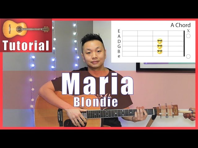 How to Play Maria on Guitar - Blondie