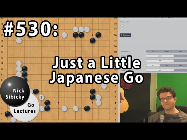 NSGL #530 - Just a Little Japanese Go