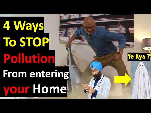 DIY Home made Window Air Filter | 4 ways to Protect yourself from Air pollution | Dr.Education