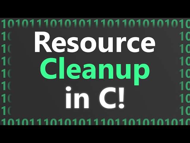 The Importance of Resource Cleanup in C