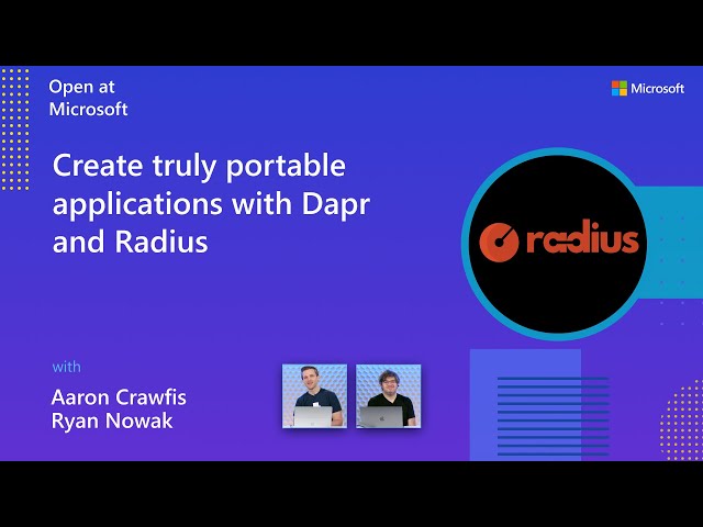 Create truly portable applications with Dapr and Radius