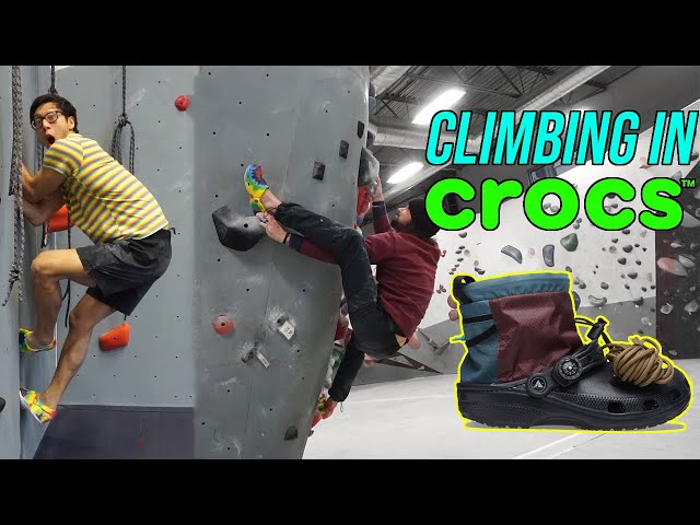 Climbing in CROCS (Croc Climbing)