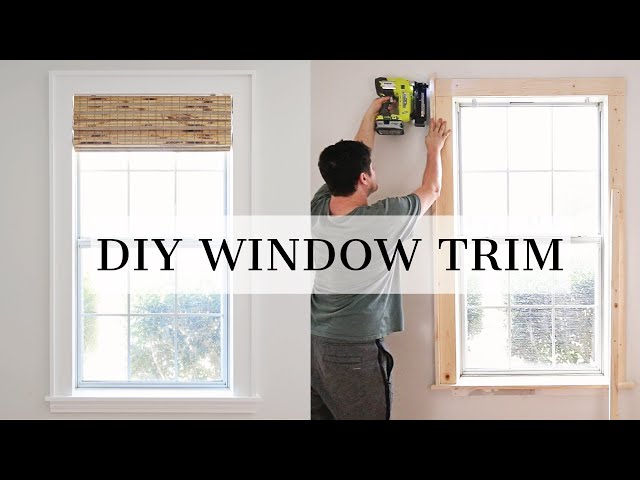 DIY Window Trim | How to Trim a Window with Craftsman Window Trim