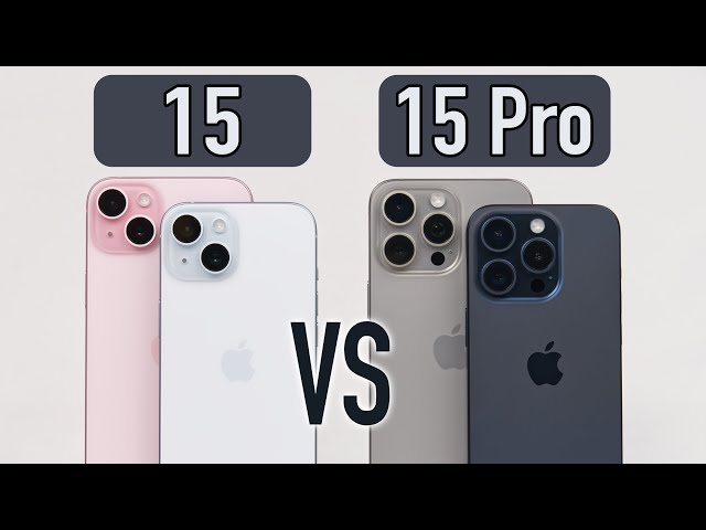 iPhone 15/15 Plus vs 15 Pro/15 Pro Max - Vergleich | Die richtige Wahl treffen!
