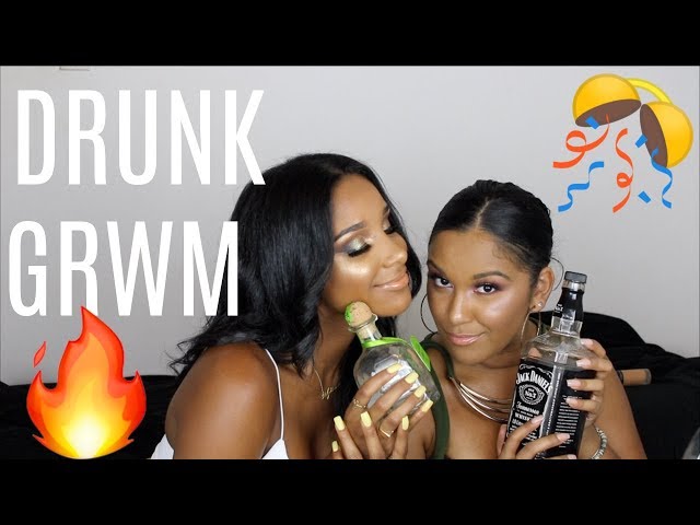 DRUNK GET READY WITH ME FT. MY COUSIN | Natalia Garcia