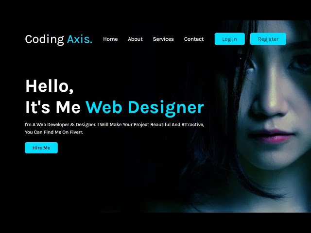 HTML CSS Landing Page || Simple Website Using HTML CSS