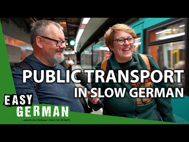 Public Transport in Slow German | Super Easy German 239