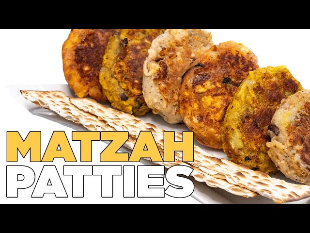 Homemade Passover Recipes | Potato Matzo Patties | Vegan and Tasty