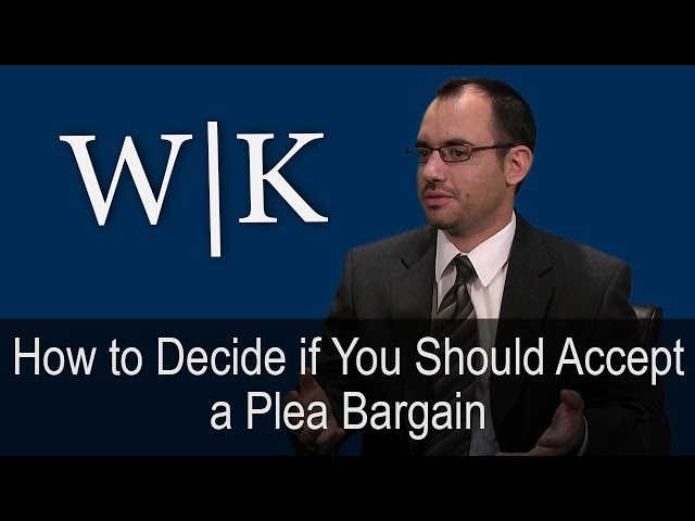 When to Accept a Plea Deal