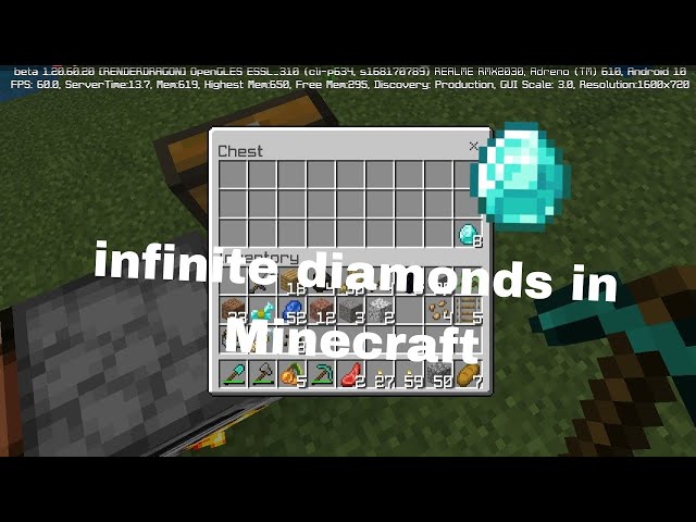 how to get infinite diamonds in Minecraft survival 1.20