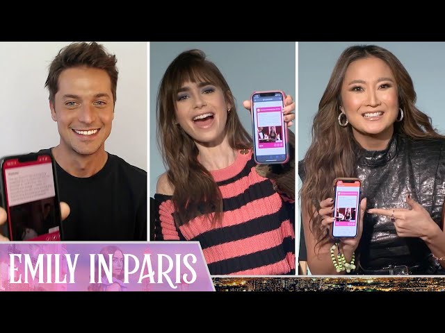 The "Emily In Paris" Cast Finds Out Which Characters They Really Are