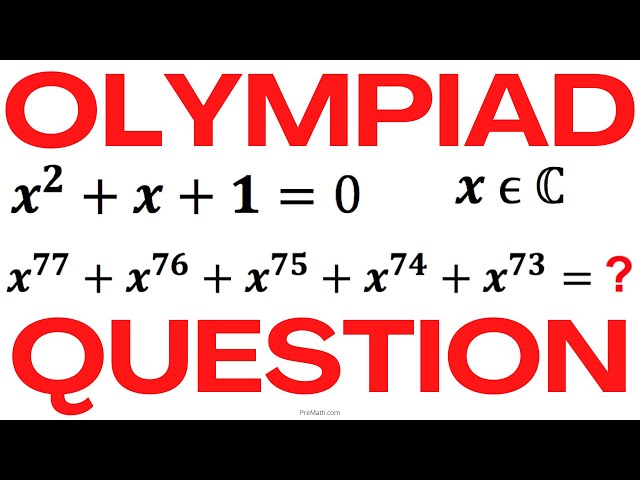 OLYMPIAD MATH CHALLENGE | Solve this Algebraic Problem!