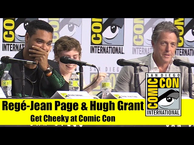 REGE-JEAN PAGÉ & HUGH GRANT Get Cheeky at Comic Con 2022