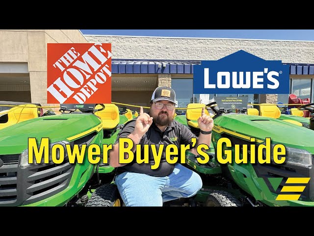 Lowe's & Home Depot John Deere Mower Buyer’s Guide