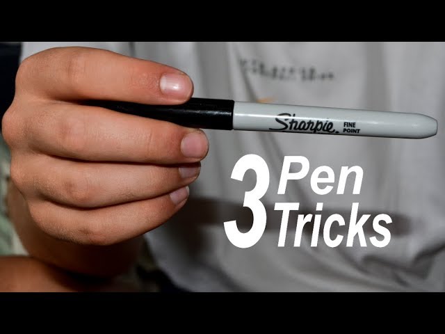 3 Amazing Pen Magic Tricks - Vanish, Jump & Change Tutorial