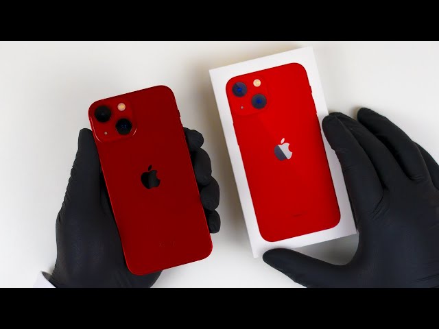 Apple iPhone 13 Mini Red Unboxing + Gameplay