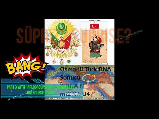 Sürpriz! Osmanli Türk DNA ! CE1404-1440 Mugla Y-DNA N mtdna U4 ! 3. Bölüm