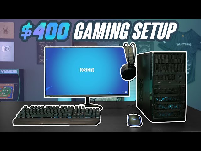 $400 FULL Gaming Setup (PC, Monitor, Keyboard, Mouse, Headset)