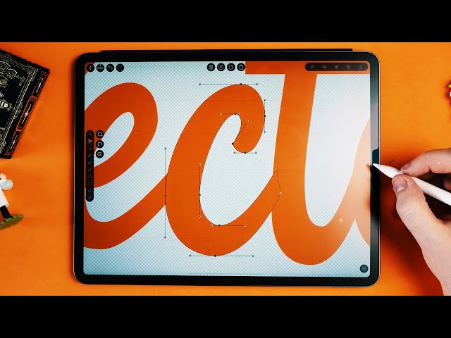 iPad Pro GIVEAWAY! Designing A Logo ONLY using an iPad! Vectornator 