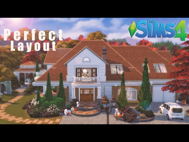 Large Family House 🏡 Perfect Layout (no CC) THE SIMS 4 | Stop Motion