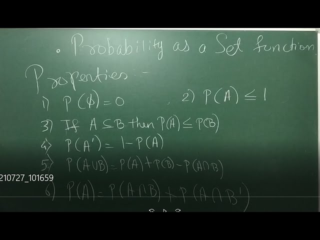 Lecture 3: Axiomatic approach to probability. Proof of some important properties in probability