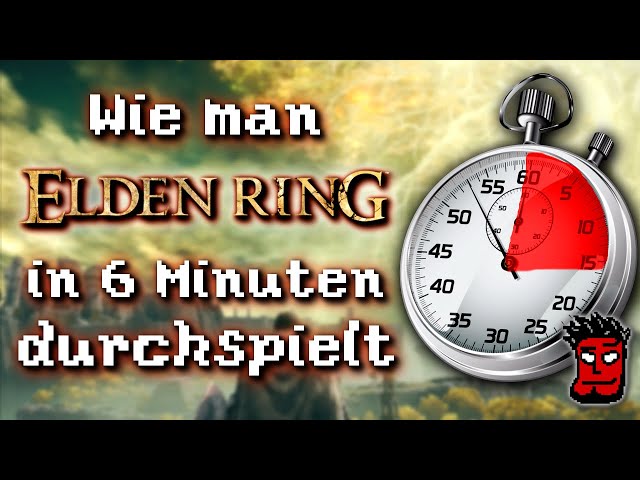 Wie man ELDEN RING in 6 Minuten durchspielt | Elden Ring Speedruns erklärt | Gameplay Deutsch