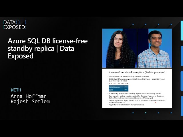 Azure SQL DB license-free standby replica | Data Exposed