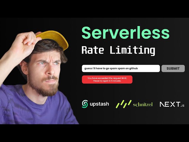 Nextjs 14 Rate Limiting Tutorial | Upstash Drizzle Server Actions