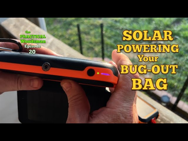Podcast 20: Solar Powering Your Bug-Out Bag