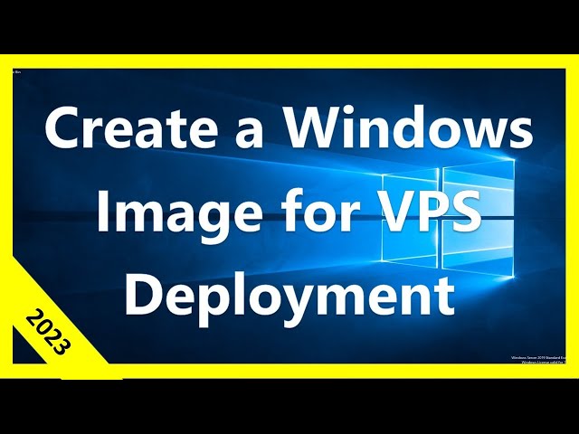 How to Create a Windows Image for VPS Deployment, using a DigitalOcean Droplet