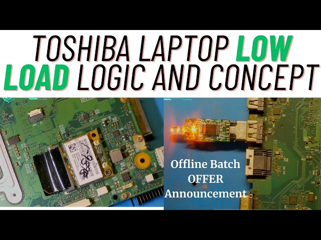 Toshiba C650 Laptop Motherboard Low Load logic | Chiplevel Laptop Repair Training Course | Laptex