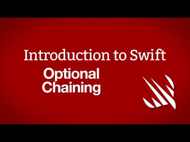 Introduction to Swift: Optional chaining