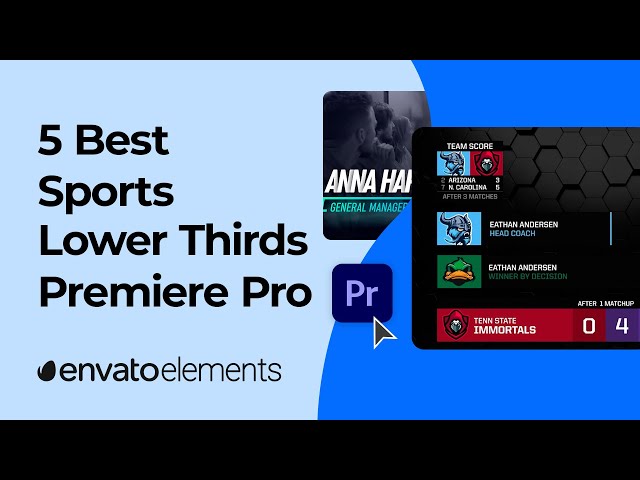 5 Best Premiere Pro Sports Lower Thirds