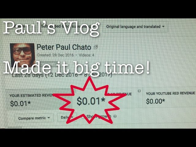 Paul's Vlog- I've made it big time!