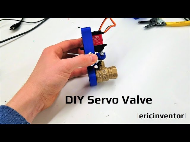 Simple DIY Servo Valve - 3D Printed