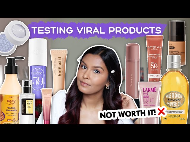 I TRIED ALL THE VIRAL PRODUCTS *worth the hype?* ✨🤌🏽 / Mridul Sharma