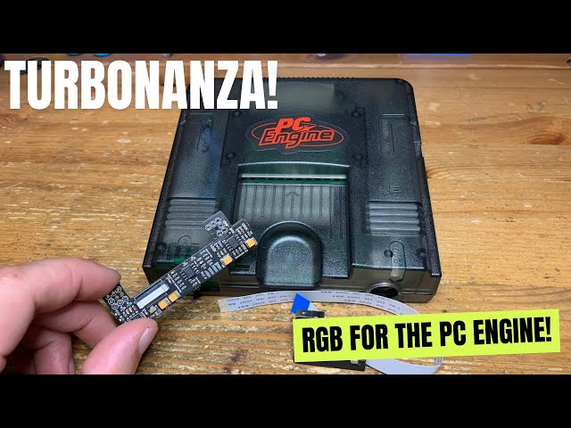 Add RGB and S-video to your PC Engine! Turbonanza install and demonstration