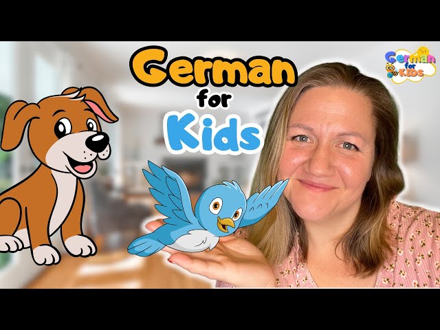 Fun German Lesson for Kids: Discover Pets in German | Deutsch für Anfänger | Fun for Kids