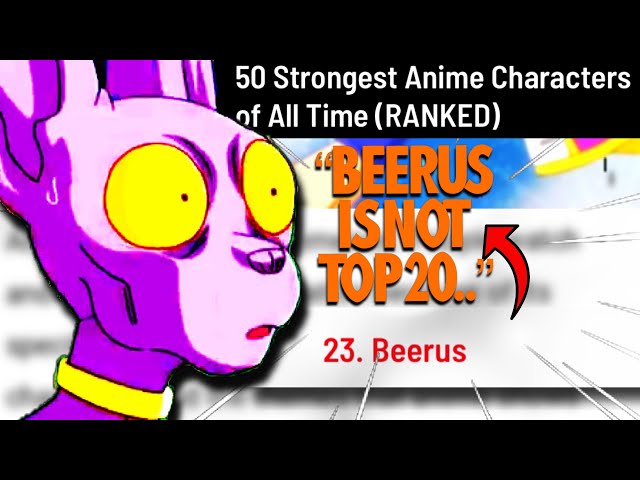 The WORST Anime Power Rankings EVER MADE!!