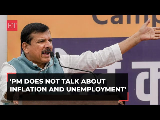 AAP MP Sanjay Singh takes a swipe at PM Modi: 'He does not talk about inflation and unemployment'