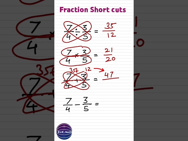 fraction short tricks #shorts #addition #fraction #division #youtubeshorts