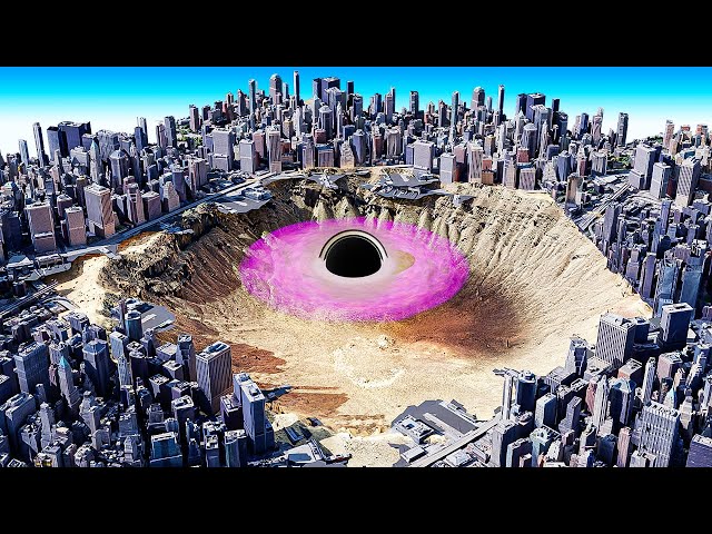 When black holes swallow a city whole